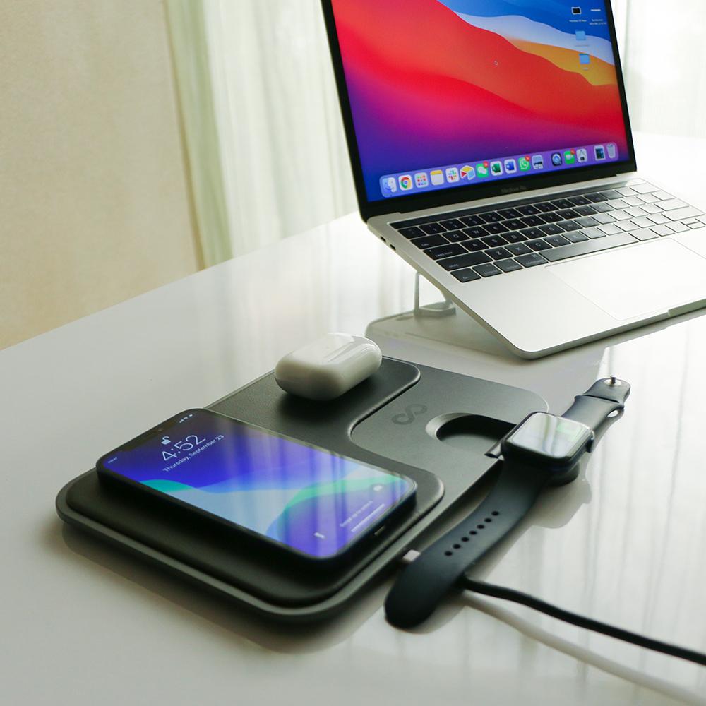 upgrade your desk setup with wireless charger added